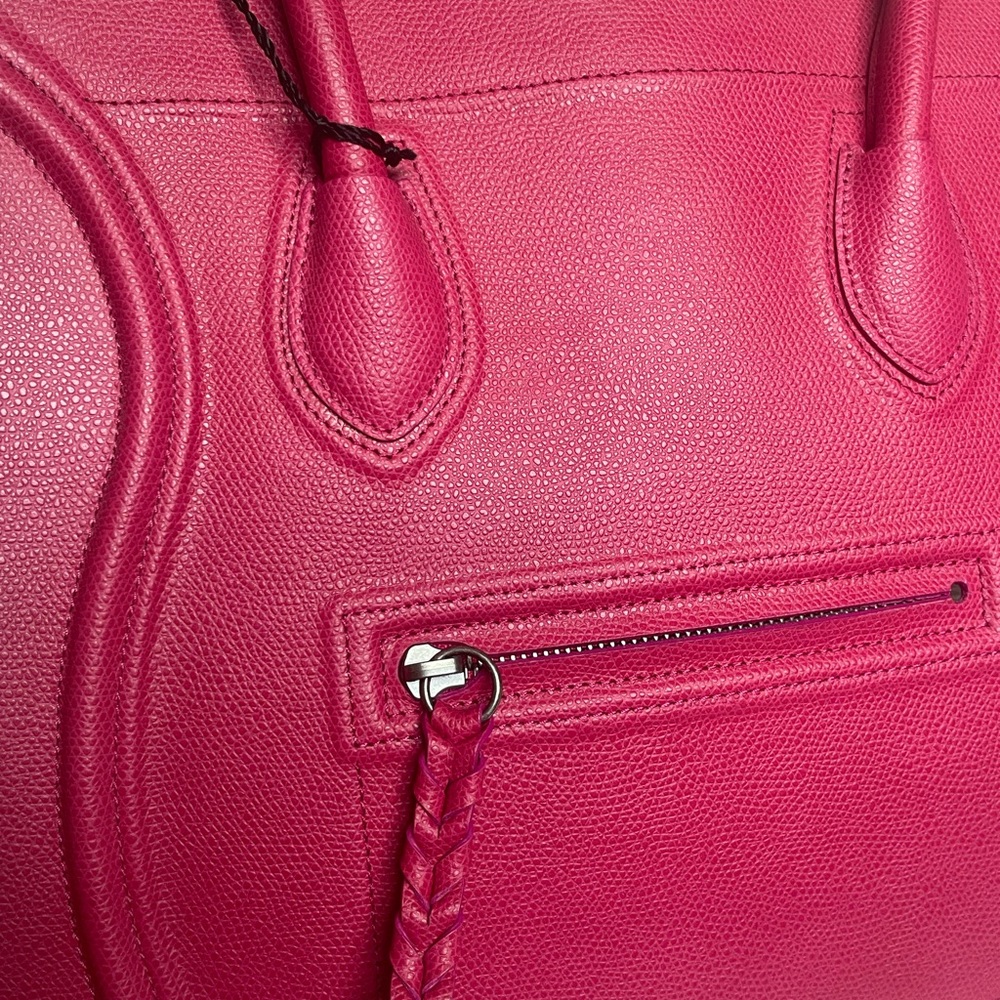 Celine Medium Luggage Phantom Bag in Fuchsia - Picture 3 of 7
